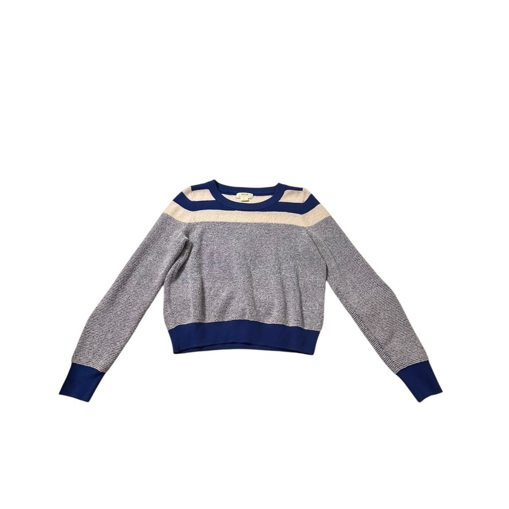 ANTHROPOLOGIE Maeve Paulina Striped Knit Crewneck Sweater by Size S